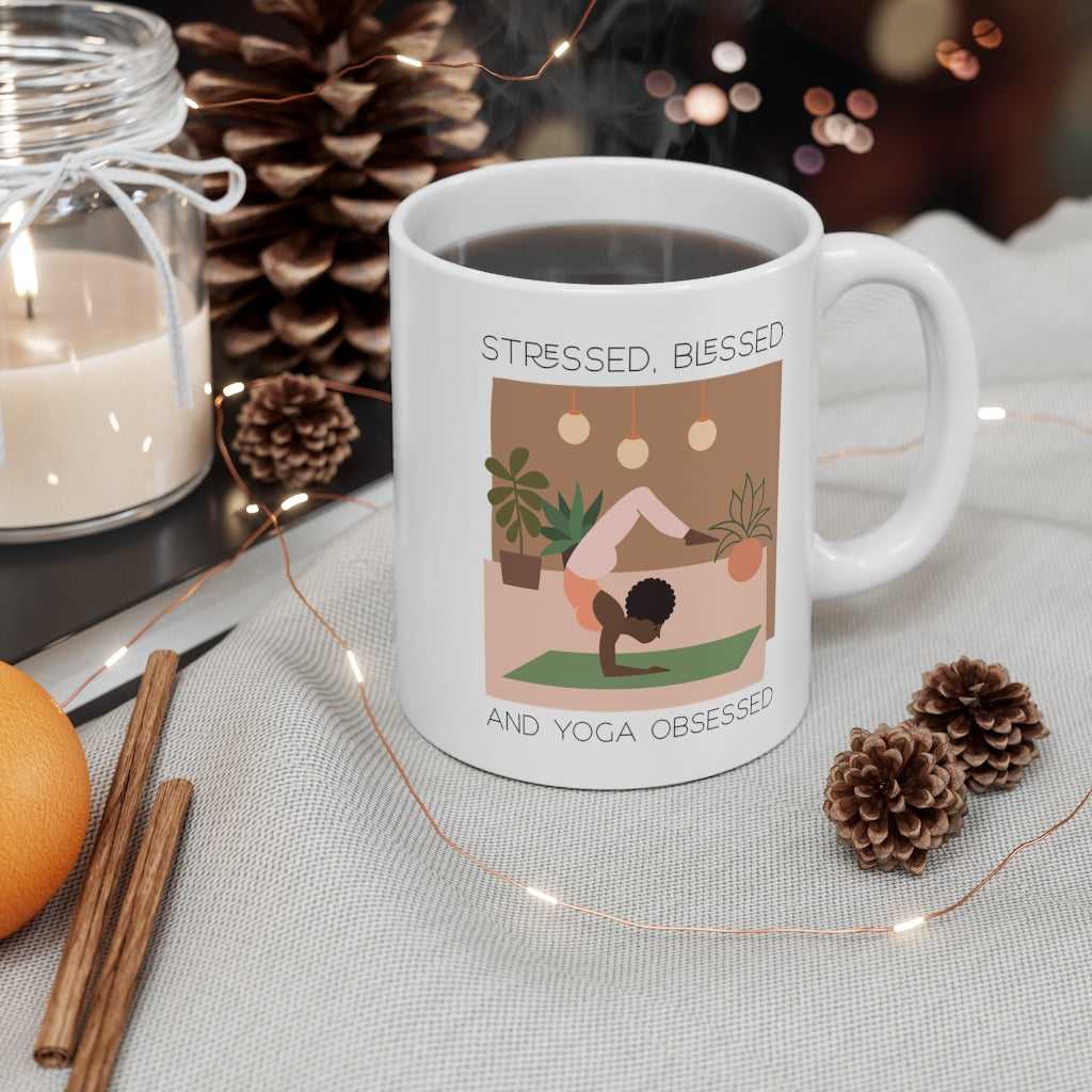 Mug Stressed, Blessed and Yoga Obsessed Mug 2084343369 24 $ Mugs Onetify Stew's Incense