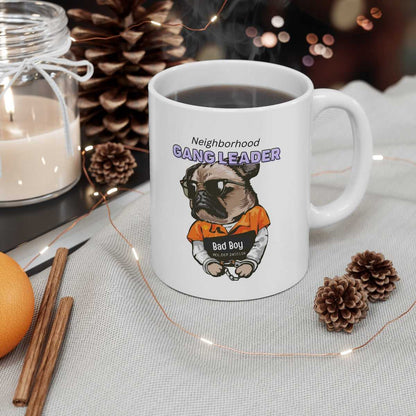 Mug Pug The Neighborhood Gang Leader Mug 27878072566359889764 24 $ Mugs Onetify Stew's Incense