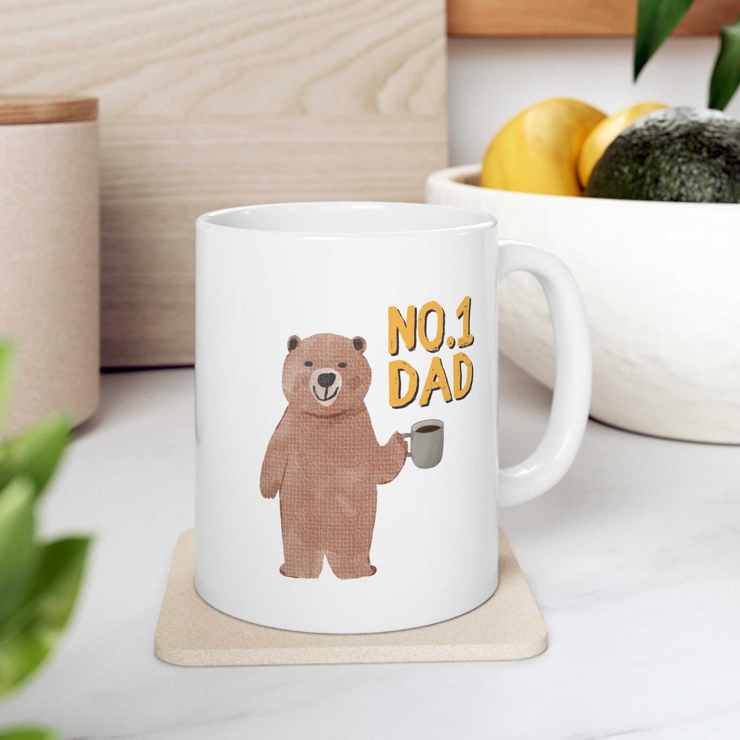 Mug Number One Dad Bear Coffee Tea Mug 15331987933159529497 24 $ Mugs Onetify Stew's Incense