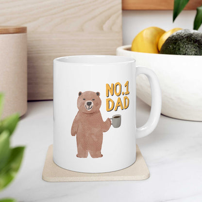 Mug Number One Dad Bear Coffee Tea Mug 15331987933159529497 24 $ Mugs Onetify Stew's Incense