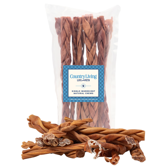 Dog Treats Country Living All-Natural Braided Collagen Sticks - Premium, Long-Lasting Dog Treats – 12-Inch Thick (10-Pack) PCK126-10P 41 $ Pet Lovers Store American Pet Supplies Stew's Incense