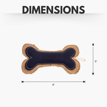 Chew Toys Country Living Jean Leather-Jute Bone Pillow Dog Chew Toy – Durable, Safe and Non-Toxic ECO7502 15 $ Pet Lovers Store American Pet Supplies Stew's Incense