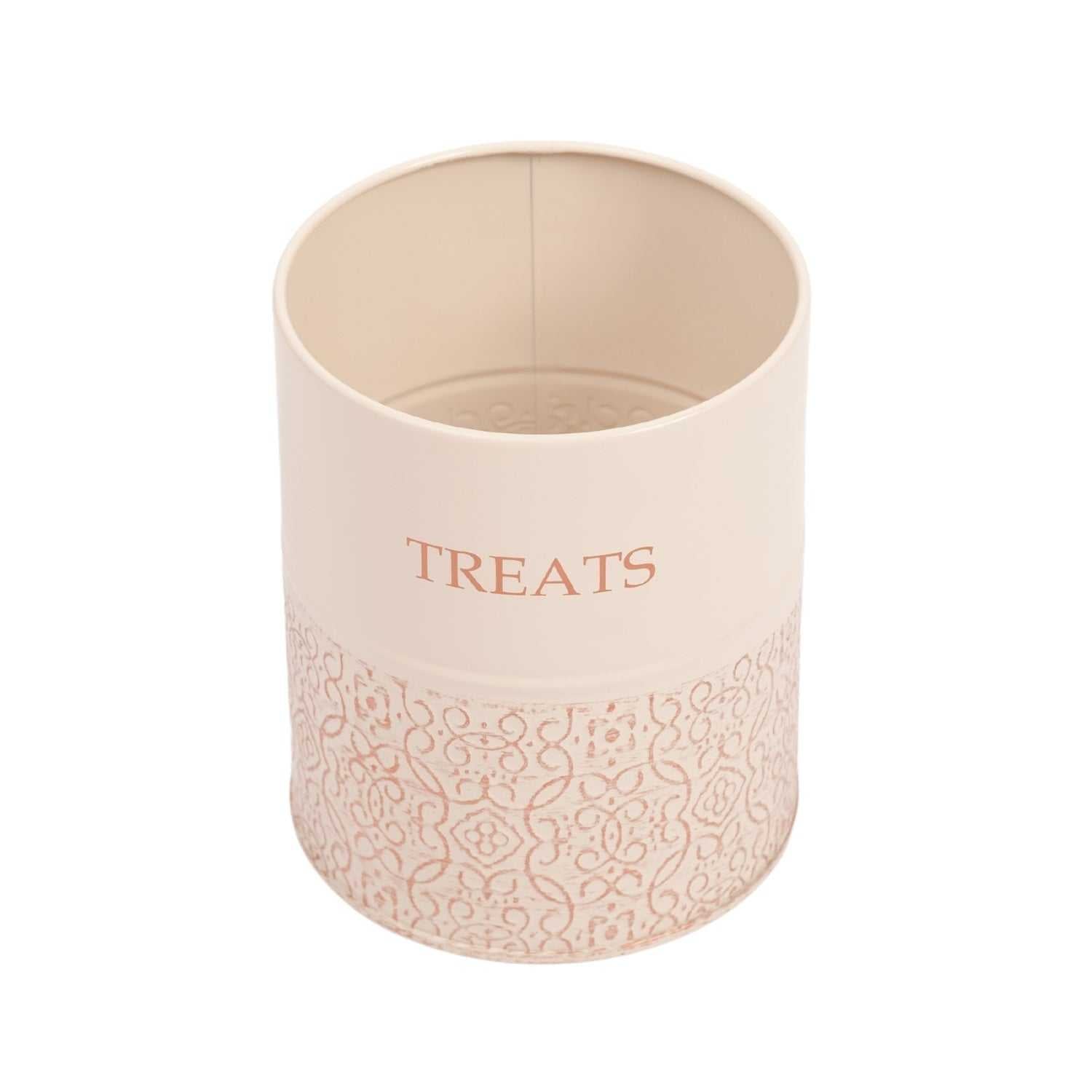 Treat Jar Country Living Dog Treat Canisters - Set of 2 Carbon Steel Jars with Bamboo Lids – White Swan PL3200S 36 $ Pet Lovers Store American Pet Supplies Stew's Incense