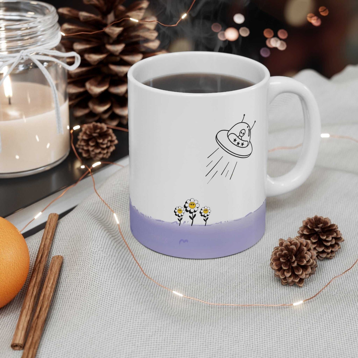 Mug UFO Abducting Sunflowers Mug 30969065319529243248 24 $ Shop All Onetify Stew's Incense