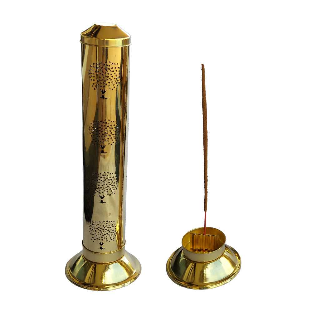 Incense Burner Tree of Life Tower Incense Burner IBBRTOL (807BR-TOL) 14 $ Shop All The Witches Sage LLC Stew's Incense