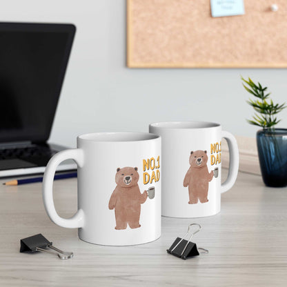 Mug Number One Dad Bear Coffee Tea Mug 15331987933159529497 24 $ Mugs Onetify Stew's Incense