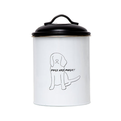 Containers Country Living Set of 3 Pet Treat Storage Canisters – Black & White PL3400S 36 $ Pet Lovers Store American Pet Supplies Stew's Incense