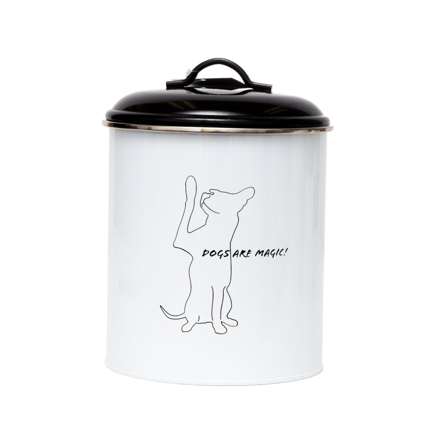 Containers Country Living Set of 3 Pet Treat Storage Canisters – Black & White PL3400S 36 $ Pet Lovers Store American Pet Supplies Stew's Incense
