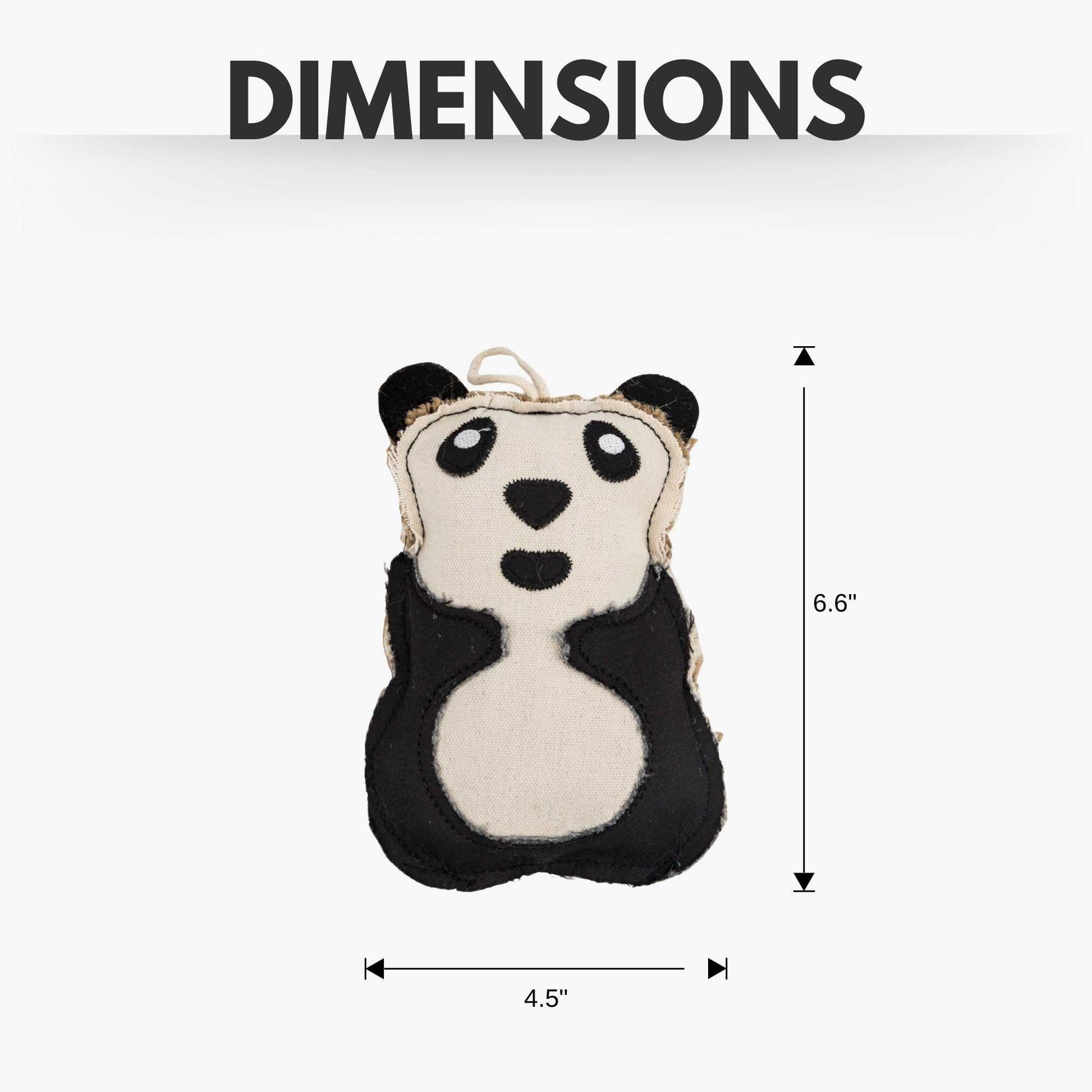 Jute Toys Canvas & Jute Panda-Shaped Dog Chew Toy – Durable, Safe and Non-Toxic ECO7555 14 $ Shop All American Pet Supplies Stew's Incense