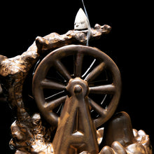 Load image into Gallery viewer, Ceramic Water Wheel Back Flow Incense Burner