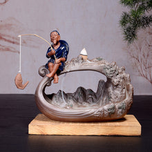 Load image into Gallery viewer, Thai Gone Fishing Back Flow Burner  And Incense Stick Holder