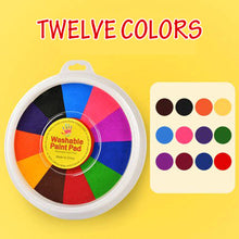 Load image into Gallery viewer, Kindergarten Finger Print Mud Non-toxic Washable Pigment