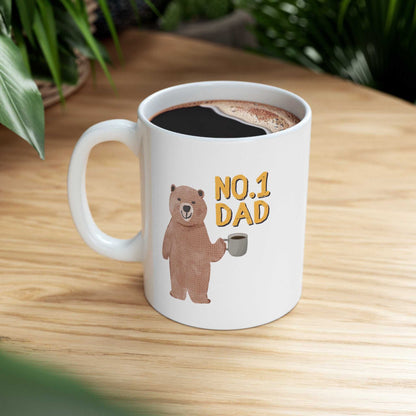 Mug Number One Dad Bear Coffee Tea Mug 15331987933159529497 24 $ Mugs Onetify Stew's Incense