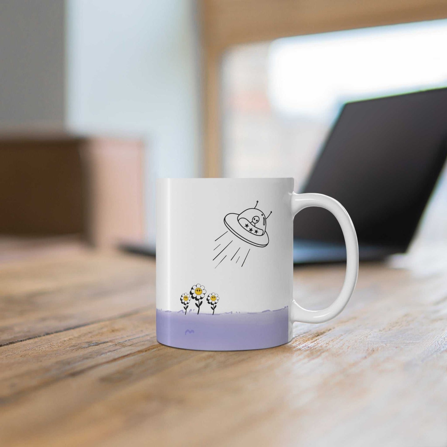 Mug UFO Abducting Sunflowers Mug 30969065319529243248 24 $ Shop All Onetify Stew's Incense