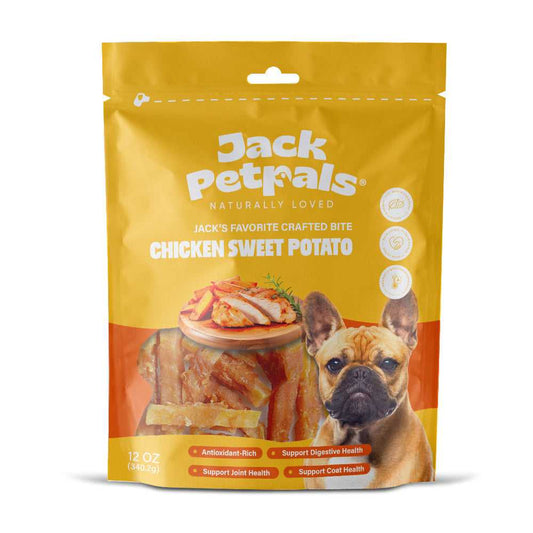 Dog Treats Jack PetPals Crafted Bite Chicken Sweet Potato Dog Treats (12oz) PCK8002 15 $ Shop All American Pet Supplies Stew's Incense