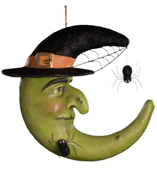 Seasonal Decor XL Paper Mache Moon Witch Hanging Decor by Bethany Lowe Designs TD9086 179 $ Halloween Quirks! Stew's Incense