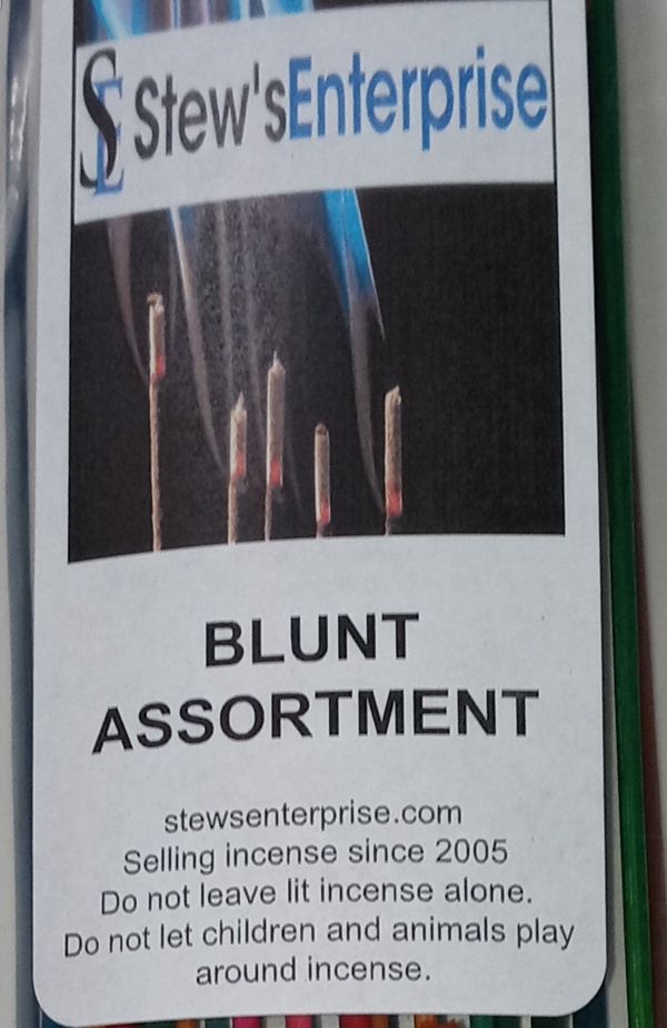 Assorted Blunt Jumbo Incense Sticks--25 Sticks--1 Pack | | Stew's Incense