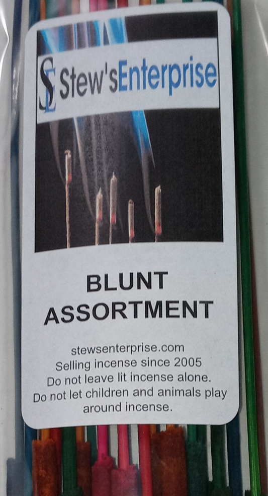 Assorted Blunt Jumbo Incense Sticks--25 Sticks--2 Pack