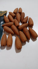 Load image into Gallery viewer, Aasha Palo Santo Back Flow Incense Cones-1 Inch-20 Cones