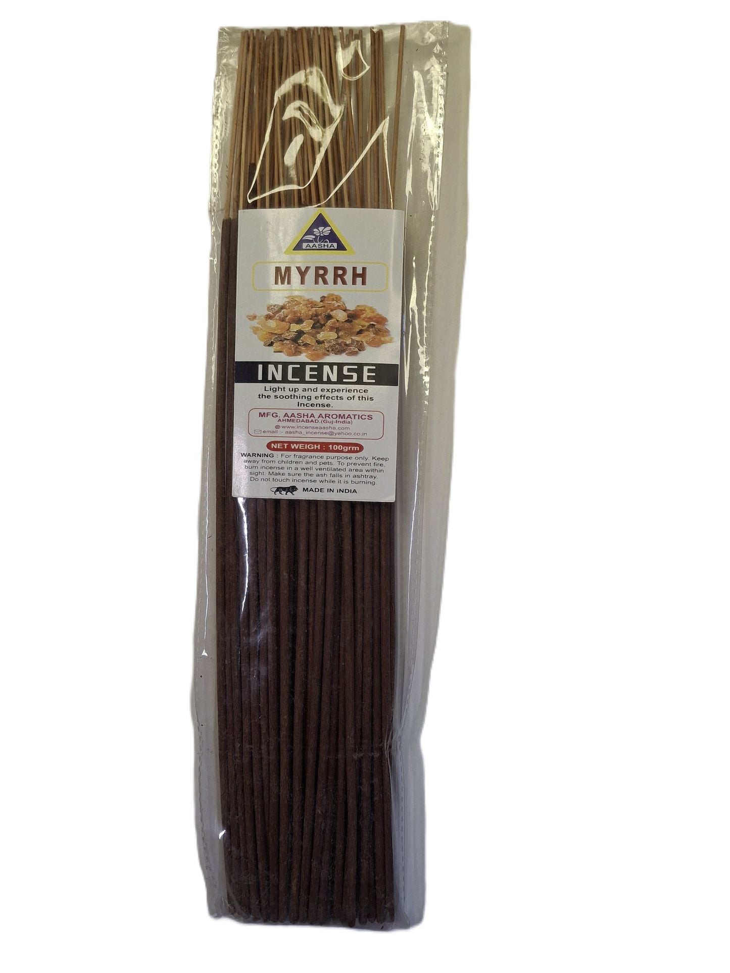 Aasha Myrrh Incense Sticks-12 Inch-Approx. 60 Sticks