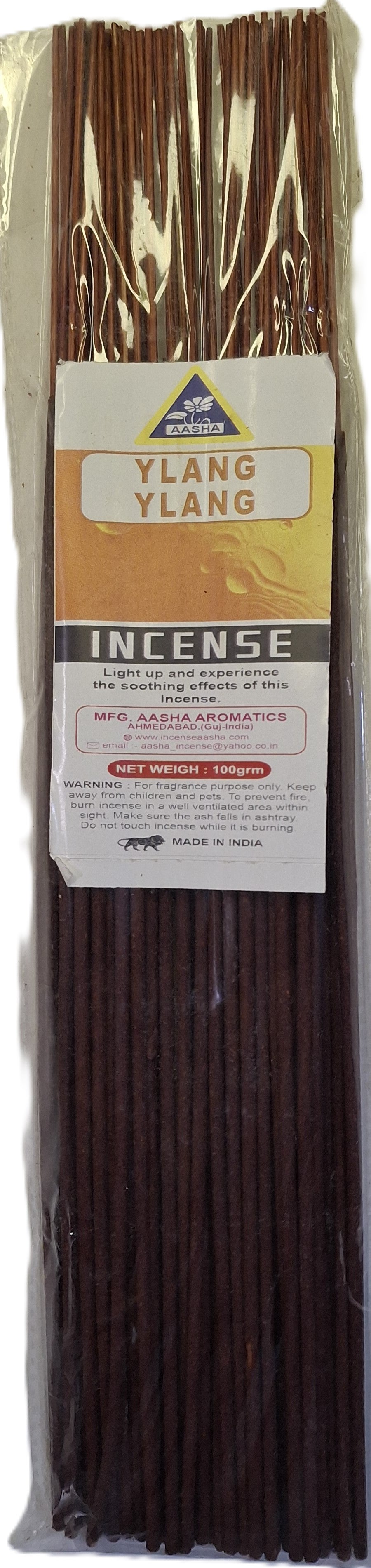 Aasha Ylang Ylang Incense Sticks-12 Inch-Approx. 60 Sticks