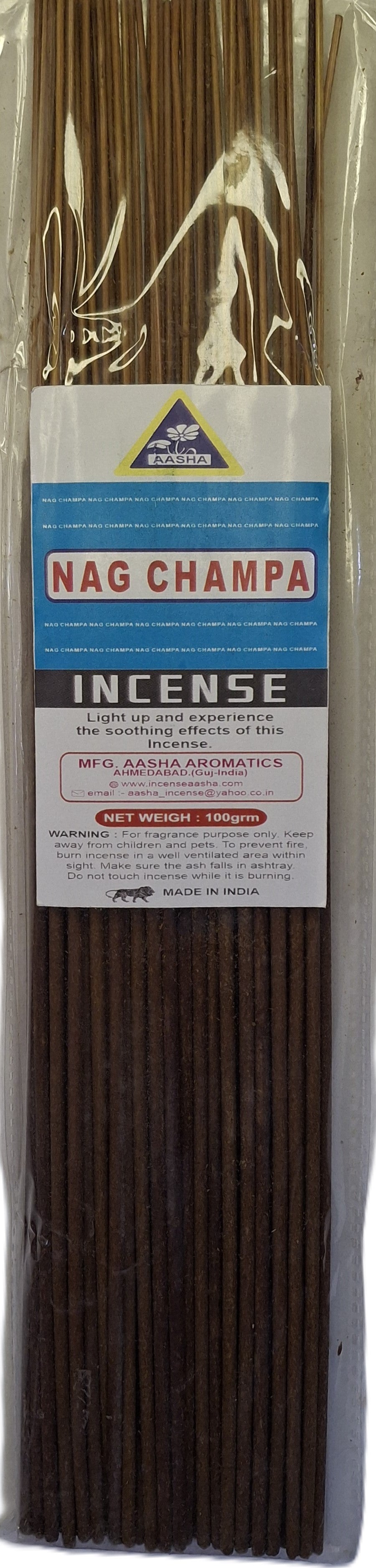 Aasha Nag Champa Incense Sticks-12 Inch-Approx. 60 Sticks