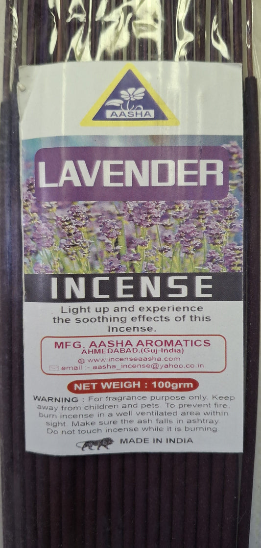 Aasha Lavender Incense Sticks-12 Inch-Approx. 60 Sticks