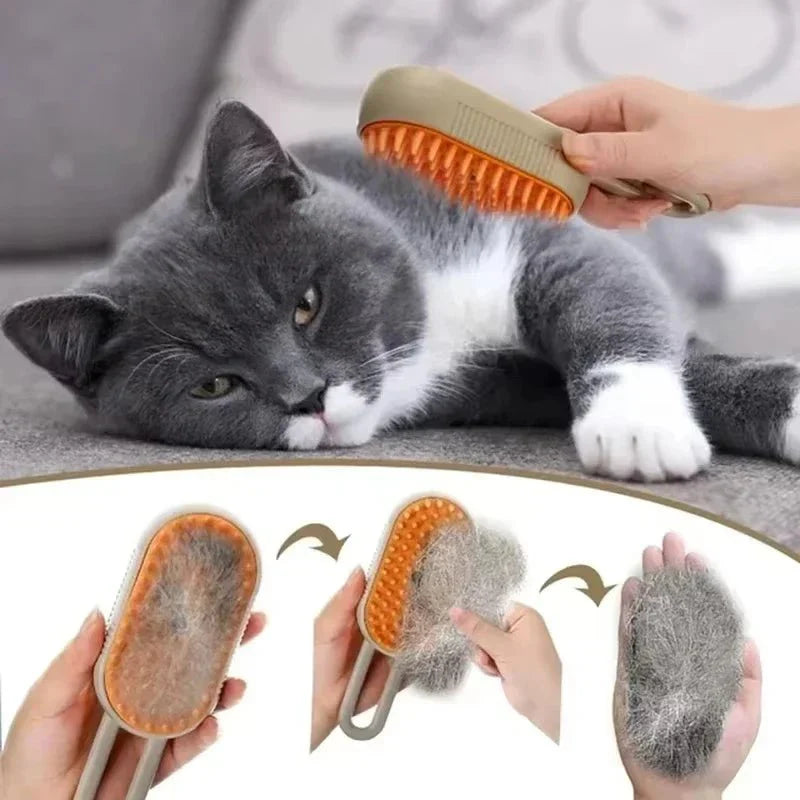 2025 Steam Clean Groom  Massage Pet Brush