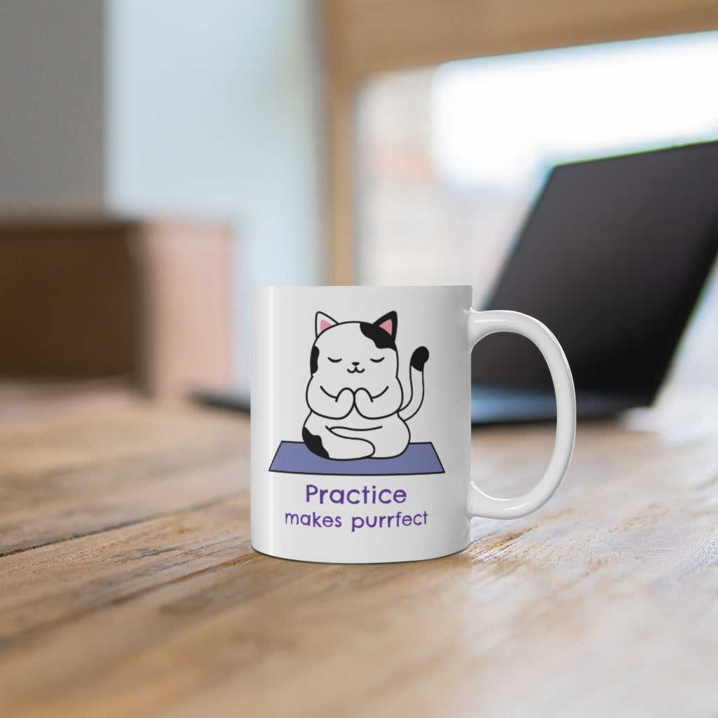 Mug Yoga Theme - Practice Makes Purrfect Mug 2858557057 24 $ Hem Onetify Stew's Incense