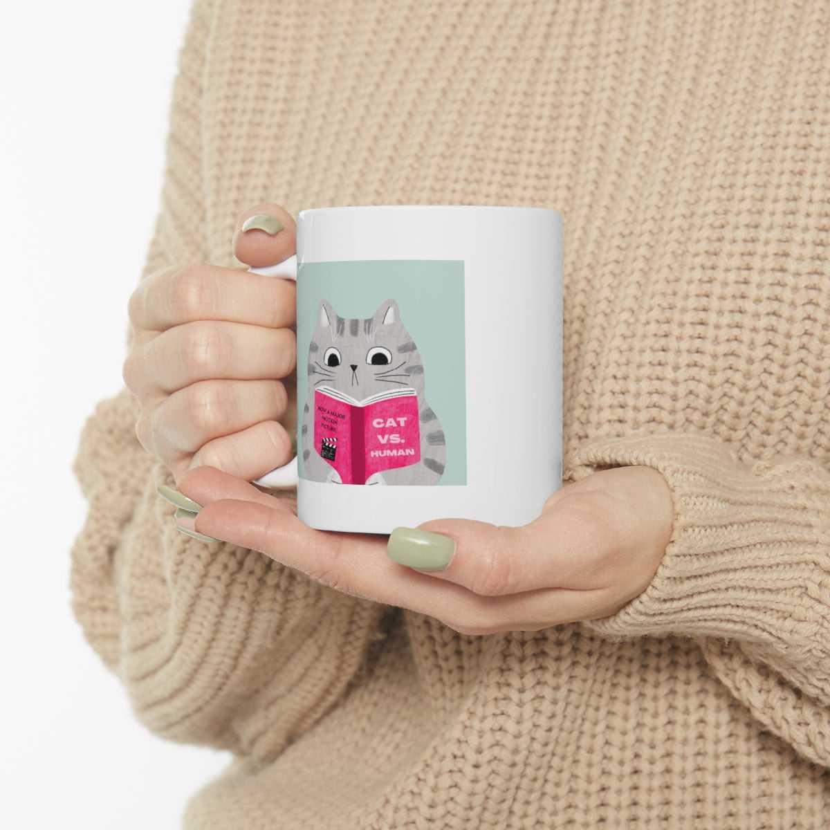 Mug Cat Vs. Human Funny Mug 31826750756099731648 24 $ Mugs Onetify Stew's Incense