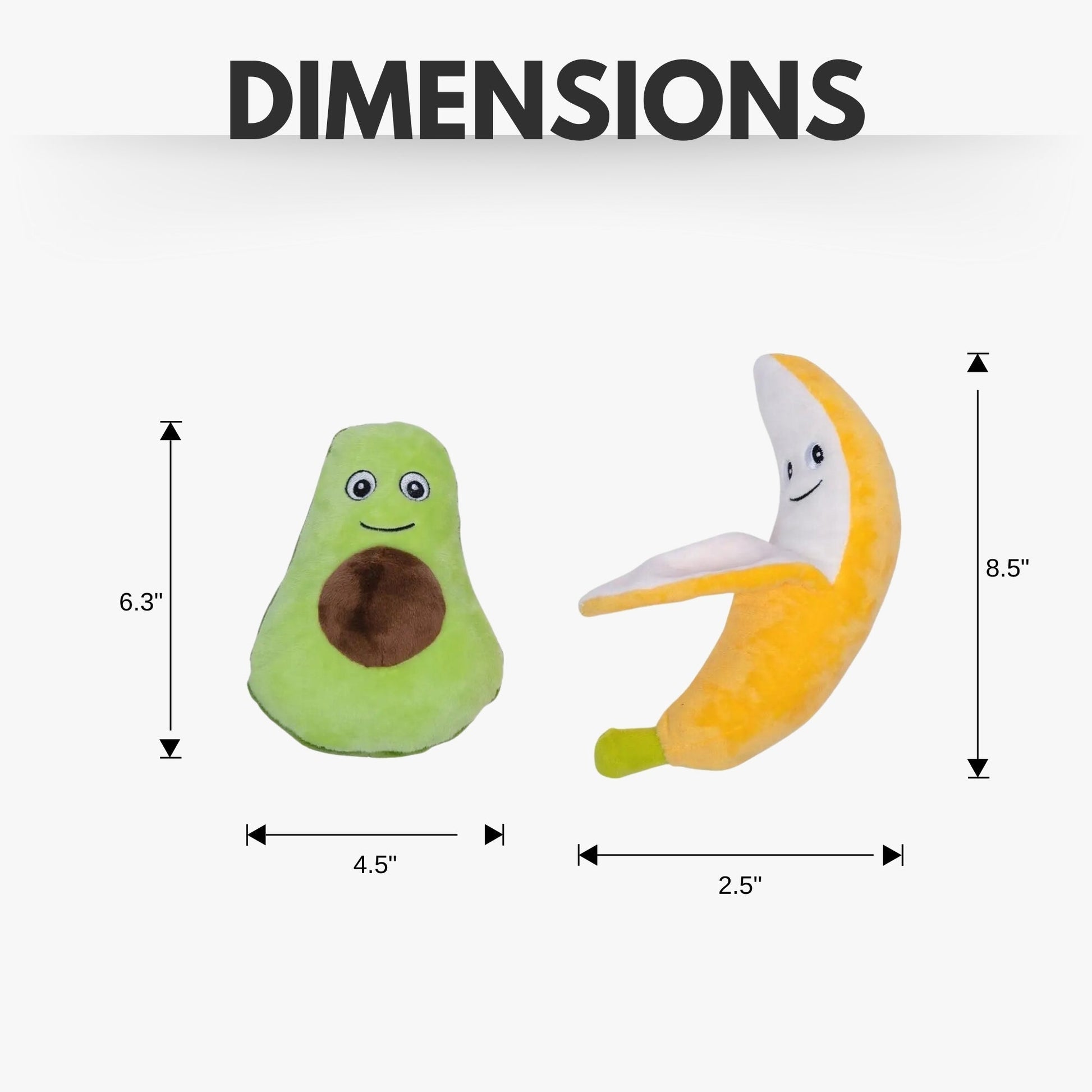 Chew Toys Avocado & Banana Plush Dog Toy Gift Set – with Squeaker & Crinkle Paper for Fun Play HOM301 21 $ Pet Lovers Store American Pet Supplies Stew's Incense