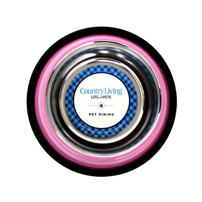 Ribbed Bowls Country Living Set of 2 Ribbed Non-Slip Pet Bowls – Carnation Pink SBS 2404 12 $ Pet Lovers Store American Pet Supplies Stew's Incense