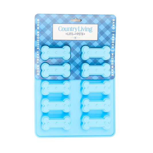 Baking Tray Country Living Bone-Shaped Silicone Baking Tray (10-Cavity Mold) – for Homemade Dog Treats, Candy, Cookies, Chocolate, and Ice Cubes CL-1003 12 $ Pet Lovers Store American Pet Supplies Stew's Incense