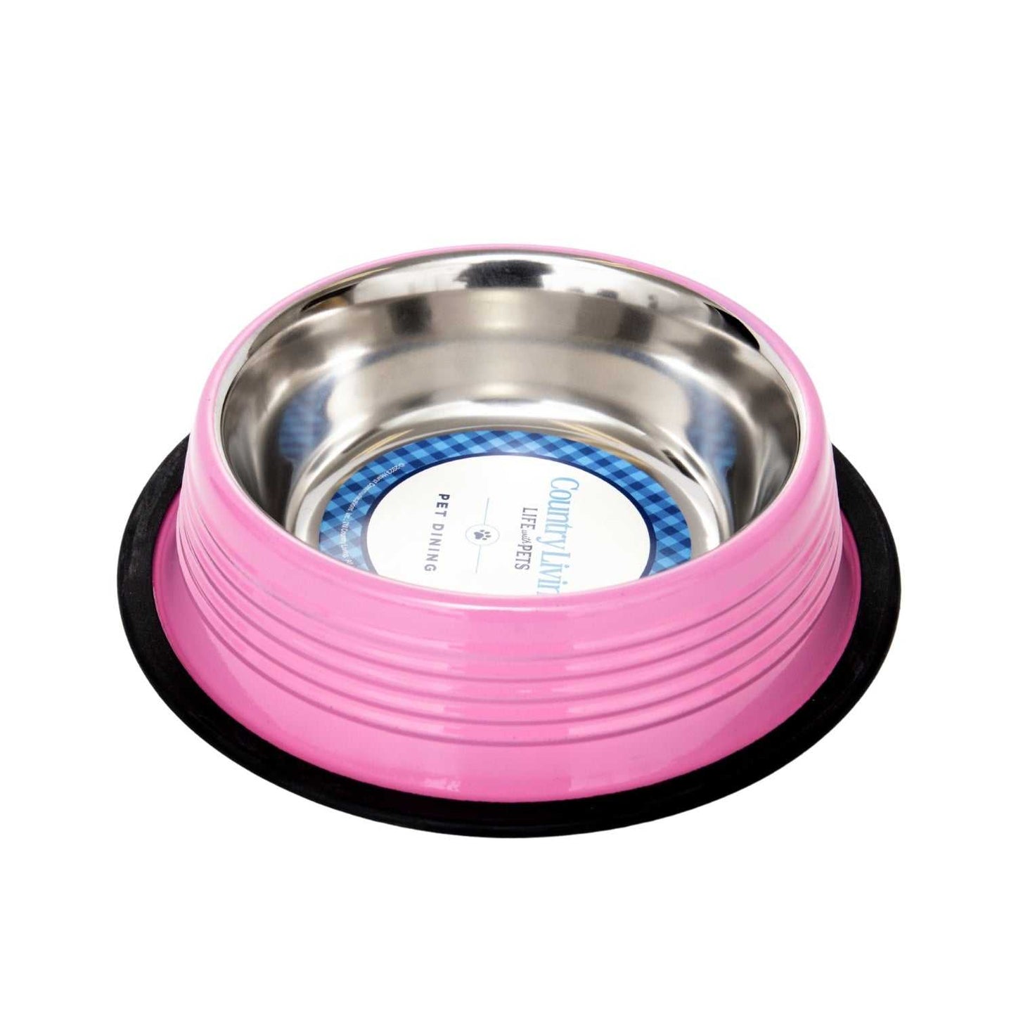 Ribbed Bowls Country Living Set of 2 Ribbed Non-Slip Pet Bowls – Carnation Pink SBS 2404 12 $ Pet Lovers Store American Pet Supplies Stew's Incense