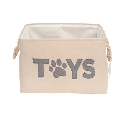 Containers Country Living Foldable Fabric Dog Toy Storage Bin - Convenient Organizer for Pet Accessories CL-1004 19 $ Pet Lovers Store American Pet Supplies Stew's Incense