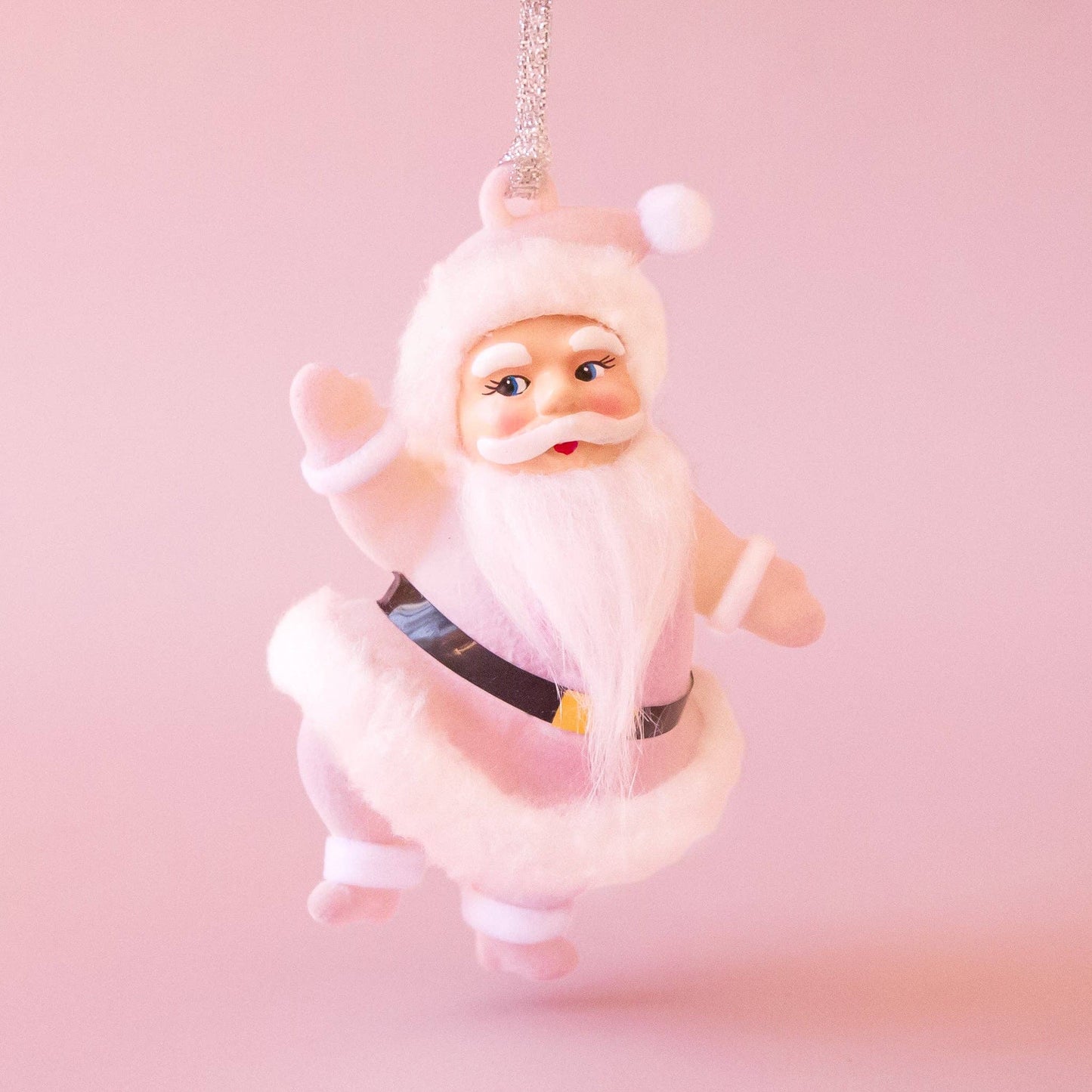 Seasonal & Holiday Decorations Retro Dancing Santa Ornament | Light Pink 135901 12 $ Christmas Quirks! Stew's Incense