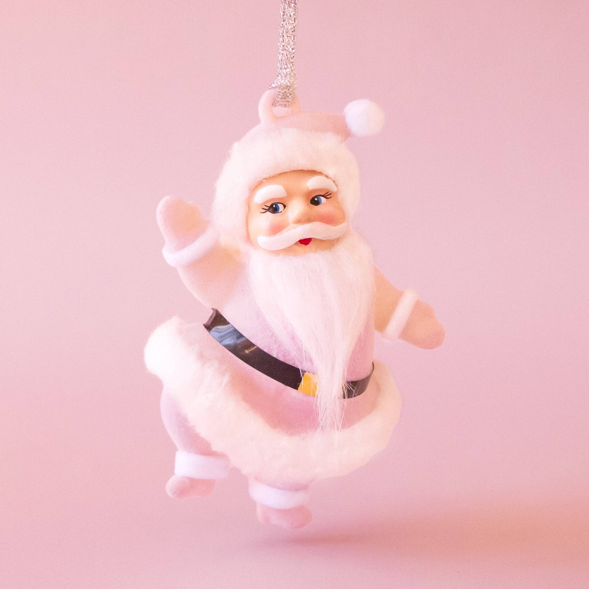 Seasonal & Holiday Decorations Retro Dancing Santa Ornament | Light Pink 135901 12 $ Christmas Quirks! Stew's Incense
