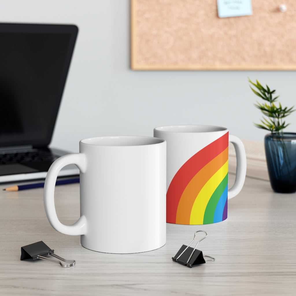 Mug Rainbow Love Mug 11oz 2785327722 24 $ Mugs Onetify Stew's Incense
