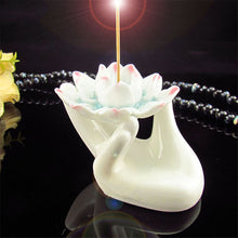 Load image into Gallery viewer, Lotus Flower Incense Stick Holder