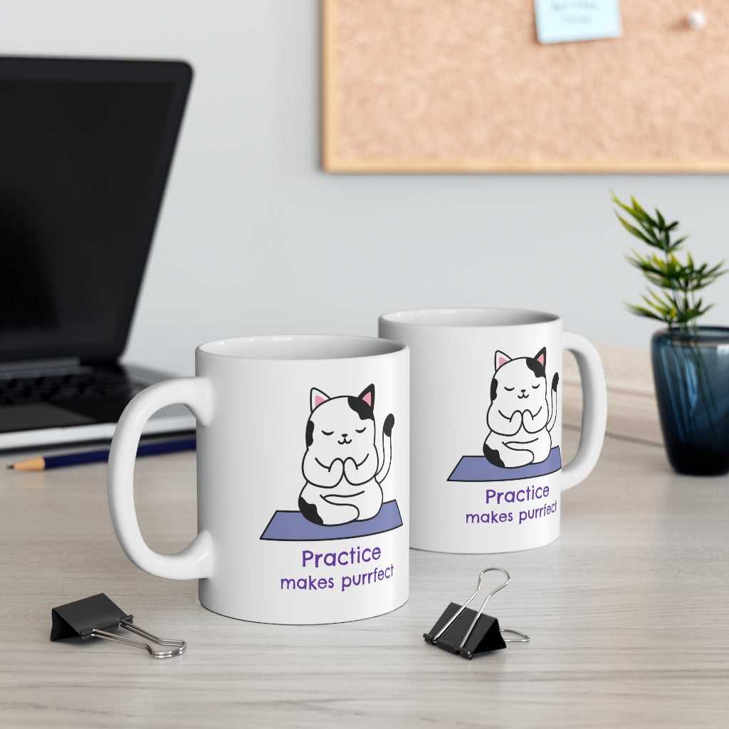 Mug Yoga Theme - Practice Makes Purrfect Mug 2858557057 24 $ Hem Onetify Stew's Incense