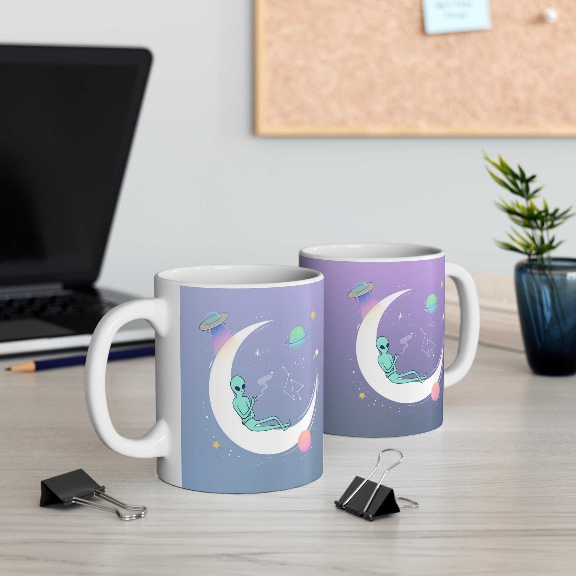 Mug Chilling Alien Purple Mug 11oz 18309001576220324476 24 $ Shop All Onetify Stew's Incense