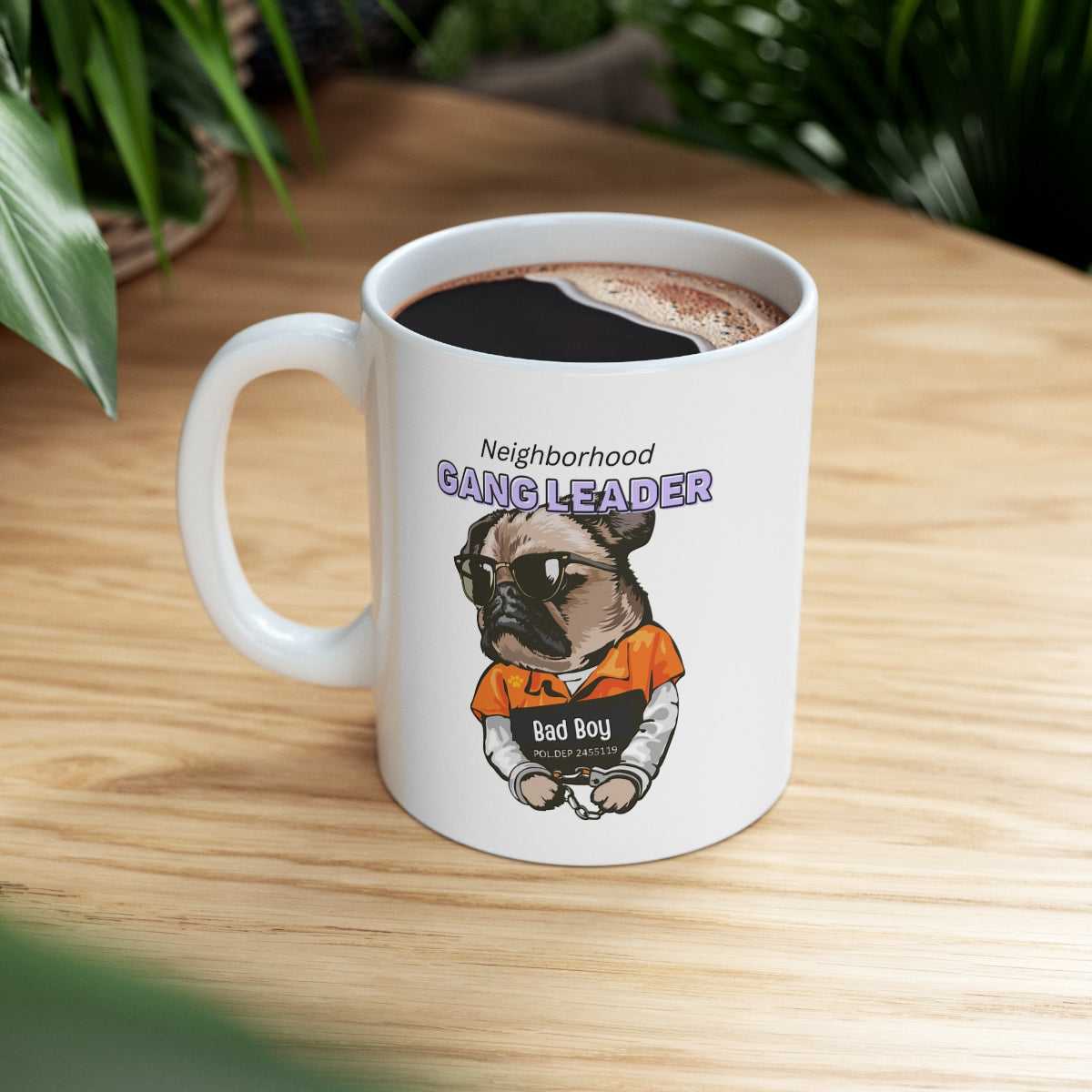Mug Pug The Neighborhood Gang Leader Mug 27878072566359889764 24 $ Mugs Onetify Stew's Incense