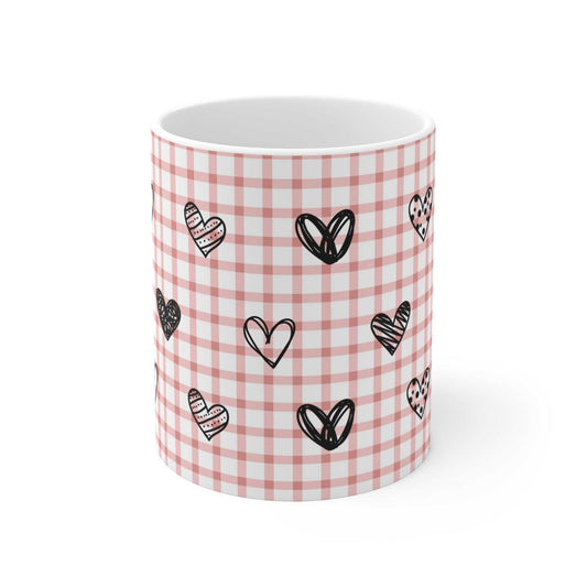 Mug Plaid and Hearts Pink Mug 33461041771972583907 24 $ Mugs Onetify Stew's Incense