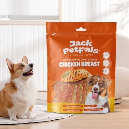 Dog Treats Jack PetPals Handcrafted Jerky Chicken Breast Dog Treats (12oz) PCK8004 19 $ Shop All American Pet Supplies Stew's Incense