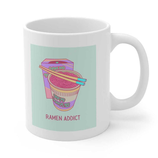 Mug Ramen Addict Novelty Mug 64676970812489386511 24 $ Mugs Onetify Stew's Incense