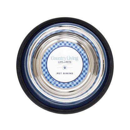 Ribbed Bowls Country Living Set of 2 Ribbed Non-Slip Pet Bowls – Poseidon Blue SBS 2424 12 $ Pet Lovers Store American Pet Supplies Stew's Incense
