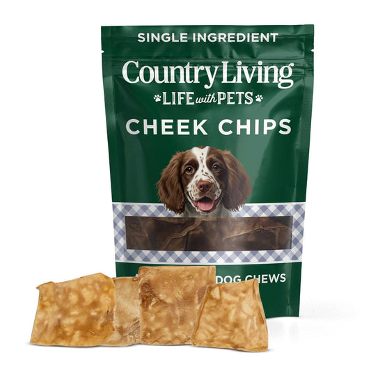 Dog Treats Country Living 4” x 4” Beef Cheek Chip Dog Treats – Chicken Flavor – 5 Count Bag – All-Natural, High-Protein, Long-Lasting Dog Chews CL-PCK217-5PK 16 $ Pet Lovers Store American Pet Supplies Stew's Incense