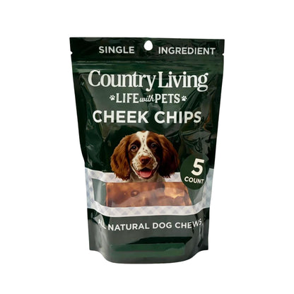 Dog Treats Country Living 4” x 4” Beef Cheek Chip Dog Treats – Chicken Flavor – 5 Count Bag – All-Natural, High-Protein, Long-Lasting Dog Chews CL-PCK217-5PK 16 $ Pet Lovers Store American Pet Supplies Stew's Incense