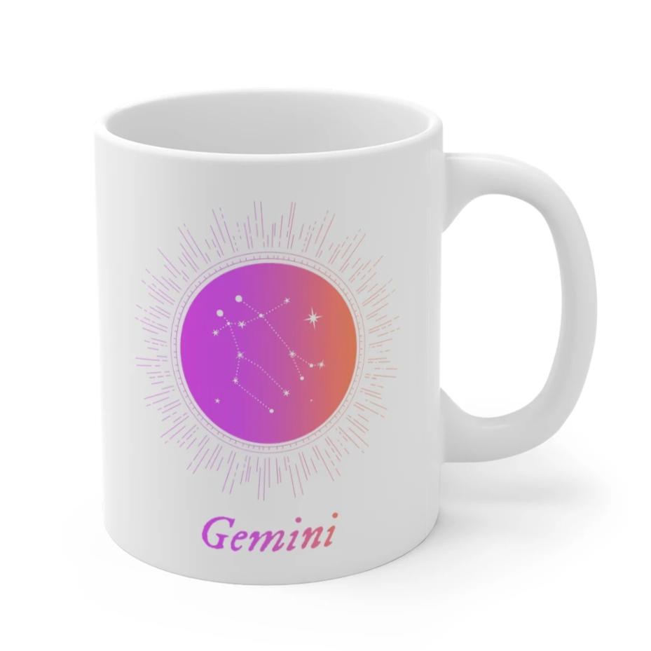 Mug GEMINI Astrology Mug 1761676787 24 $ Mugs Onetify Stew's Incense