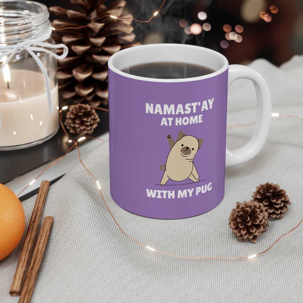 Mug Namast'ay Home with My Pug Mug 2084364798 24 $ Mugs Onetify Stew's Incense